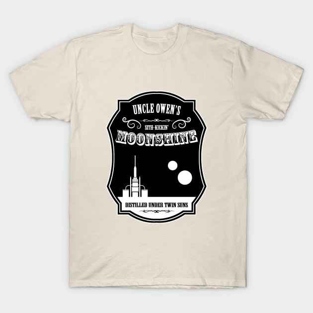 Uncle Owen's Moonshine T-Shirt by GloopTrekker